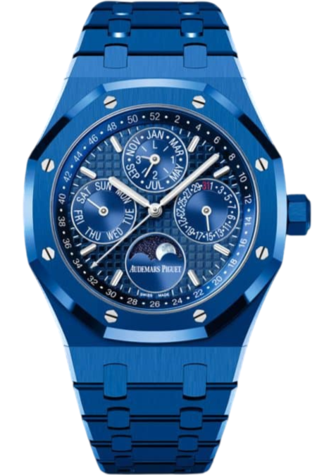 The Audemars Piguet Royal Oak Perpetual Calendar in blue ceramic, ref 26579CS.OO.1225CS.01